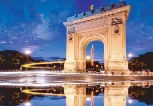 Der Triumphbogen von Bukarest