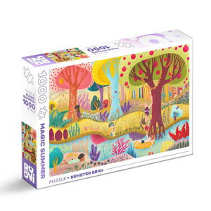 Roovi-Puzzle 1000 Teile: Zauberwald: Sommer