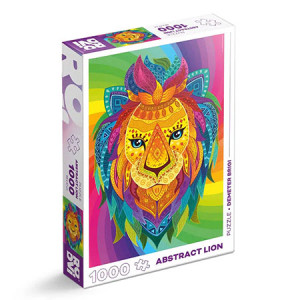 Roovi-Puzzle 1000 Teile: Abstrakter Löwe