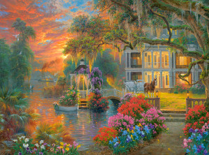 Castorland-Puzzle 2000 Teile: Charmanter Abend