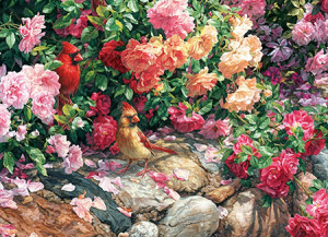 Cobble Hill-Puzzle 1000 Teile: Die Gartenmauer