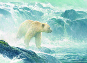 Cobble Hill-Puzzle 500 Teile: Eisbär auf Nahrungssuche