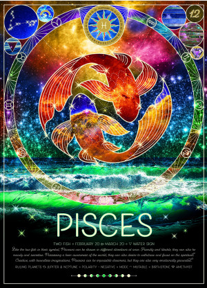 Cobble Hill-Puzzle 500 Teile: Sternzeichen - Fische