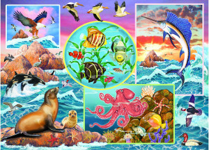 Cobble Hill-Puzzle 350 Teile: Meereszauber