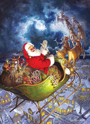 Cobble Hill-Puzzle 1000 Teile: Fröhliche Weihnachten!