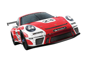 Ravensburger-Puzzle 154 Teile: Porsche 911 GT3 Cup "Salzburg Design" - 3D Puzzle