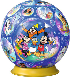 Ravensburger-Puzzle 72 Teile: 3D Puzzleball - Disney Charaktere