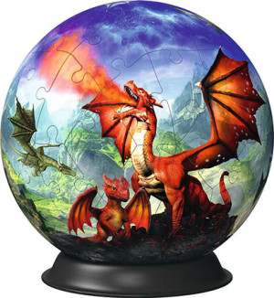 Ravensburger-Puzzle 72 Teile: 3D Puzzleball - Mystische Drachen