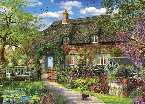 King-Puzzle 1000 Teile: Idyllisches Cottage