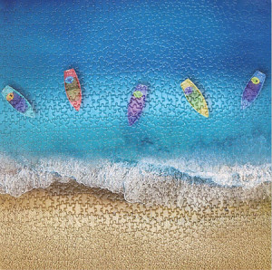 Boote am Strand