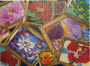 Kikkerland-Puzzle 1000 Teile: Flower Power von Studio Job
