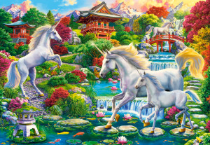 Castorland-Puzzle 1500 Teile: Der Einhorngarten