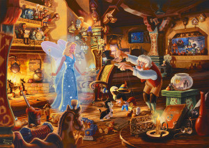 Schmidt-Spiele-Puzzle 1000 Teile: Disney - Geppettos Pinocchio