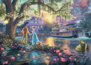 Schmidt-Spiele-Puzzle 1000 Teile: Disney - Küss den Frosch