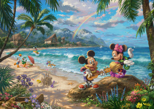 Schmidt-Spiele-Puzzle 1000 Teile: Disney - Minnie & Micky Maus in Hawaii