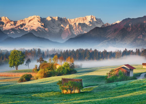 Schmidt-Spiele-Puzzle 1000 Teile: Garmisch Partenkirchen, Murnauer Moos