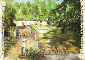 JHG Jigsaws-Puzzle 1000 Teile: Behutsames überqueren