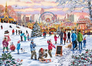 Gibsons-Puzzle 1000 Teile: Der Hyde Park im Winter