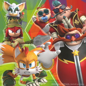 Ravensburger-Puzzle 49 Teile: Sonic Prime - Die Abenteuer von Sonic