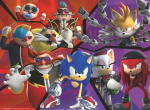 Ravensburger-Puzzle 100 Teile: Sonic Prime - Nichts kann ihn aufhalten