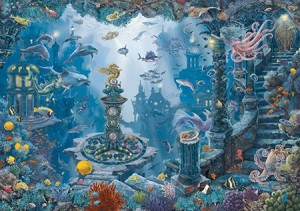 Ravensburger-Puzzle 368 Teile: Exit Puzzle - Kids - Im Unterwasserreich