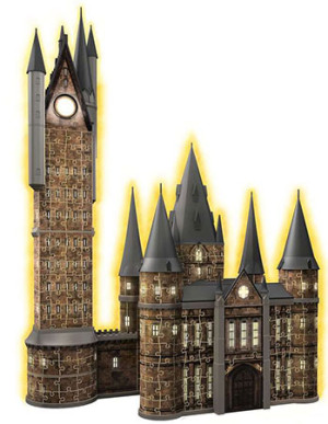 Ravensburger-Puzzle 540 Teile: 3D Puzzle - Hogwarts Astronomieturm (Night Edition)