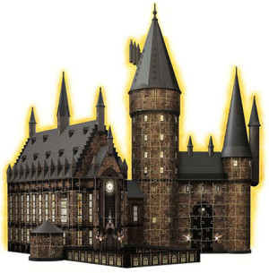 Ravensburger-Puzzle 540 Teile: 3D Puzzle - Hogwarts Große Halle (Night Edition)