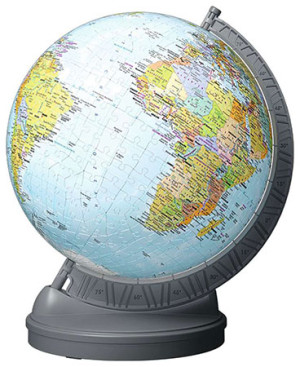 Ravensburger-Puzzle 540 Teile: 3D Puzzle - Globus mit Beleuchtung