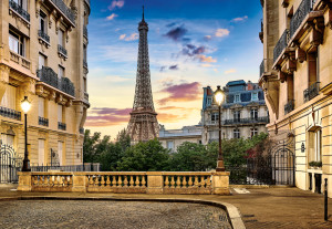 Castorland-Puzzle 1000 Teile: Spaziergang in Paris bei Sonnenuntergang