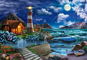 Castorland-Puzzle 1000 Teile: Romantischer Abend am Meer