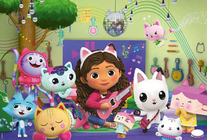 Schmidt-Spiele-Puzzle 40 Teile: Gabbys Dollhouse|Miau-ziger Partyspaß