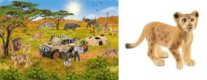 Wild Life - In der Sarvanne, inkl. Original Schleich Figur