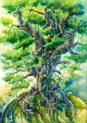 Enjoy Puzzle-Puzzle 1000 Teile: Lebensbaum aus Tieren