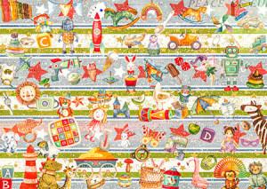 Enjoy Puzzle-Puzzle 1000 Teile: Buntes Geschenkpapier