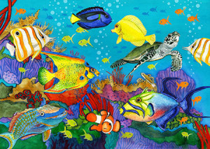 Bunte Unterwasserwelt