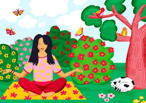 Zeit für Yoga im Park