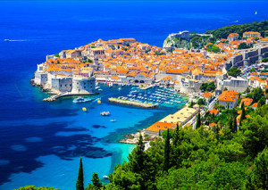 Enjoy Puzzle-Puzzle 1000 Teile: Blick auf die Altstadt von Dubrovnik, Kroatien
