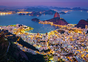 Enjoy Puzzle-Puzzle 1000 Teile: Rio de Janeiro bei Nacht