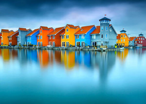 Bunte Häuser von Groningen