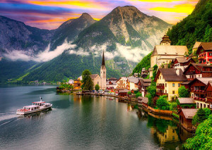 Idyllisches Hallstatt im Salzkammergut