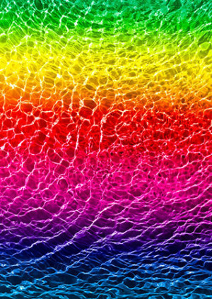 Gradient: Unterwasser-Regenbogen