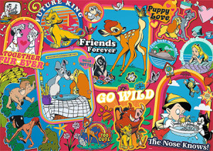 Trefl Puzzle-Puzzle 500 Teile: Disney - Im Laufe der Jahre