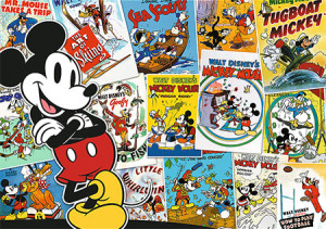 Trefl Puzzle-Puzzle 1000 Teile: Disney - Micky Maus Welt