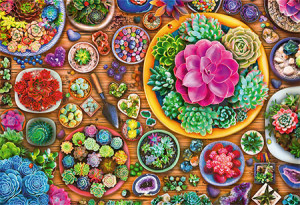 Trefl Puzzle-Puzzle 1500 Teile: Blooming Paradise: Welt der Pflanzen