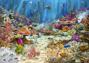 CherryPazzi-Puzzle 2000 Teile: Korallenriff-Paradies