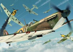 Kidicraft-Puzzle 1000 Teile: Supermarine Spitfire MK.la