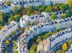 Galison/Mudpuppy-Puzzle 1000 Teile: Notting Hill, Gray Malin
