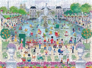 Galison/Mudpuppy-Puzzle 1000 Teile: Frühling in Paris, Storrings