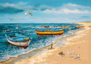 Ein Morgen am Meer