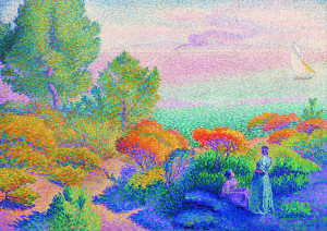 Calypto-Puzzle 1000 Teile: Zwei Frauen am Ufer, Cross